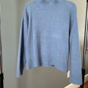 Uniqlo Soft Blue Turtleneck Sweater